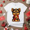 Yorkie I Love Mom Shirt, Cute Yorkshire Terrier Tattoo Tee, Yorkie Mom Gift, Funny Dog Lover T-shirt