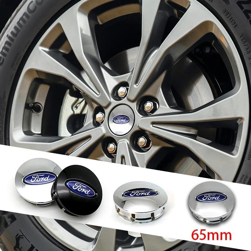 Ford ABS 65mm Car Wheel Center Cap Hub Covers Badge Accessories For Fiesta Mk7 Focus 2 Mk3 F150 Mondeo C-Max Fusion Ranger Escor