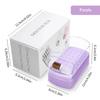 Nail Drill Bits Holder 30 Holes Dustproof Organizer Case With Cleanning Brush Salon Professional Manicure Display Stand