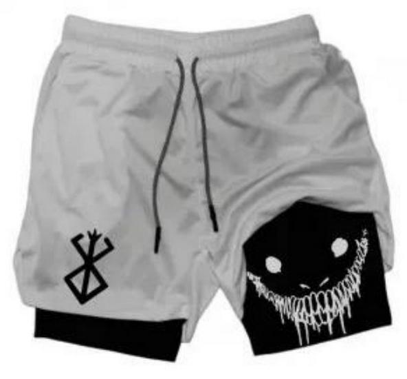 

Dragon Ball Series Men s Funny Face Double Layer Basketball & Running Shorts Triple Extra Large (3XL)