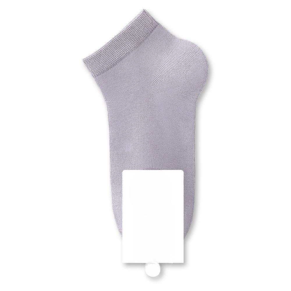 Women's Spring and Summer Casual Pure Cotton Anti Slip and Odor Proof Solid Color Boat Socks
