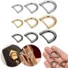Belt Handle Bag Strap Accessories Detachable Shoulder Webbing Buckle Screw D Buckle D Ring Buckle Clasp Open Screw