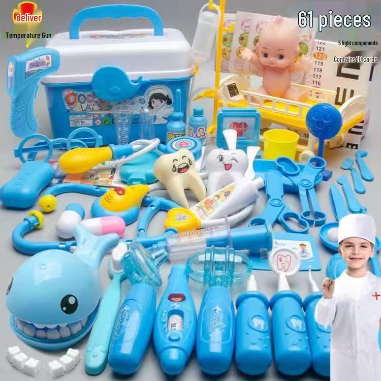 Children's Doctor Kit: Simulation Stethoscope, Injection, Pretend Play Set for Boys and Girls