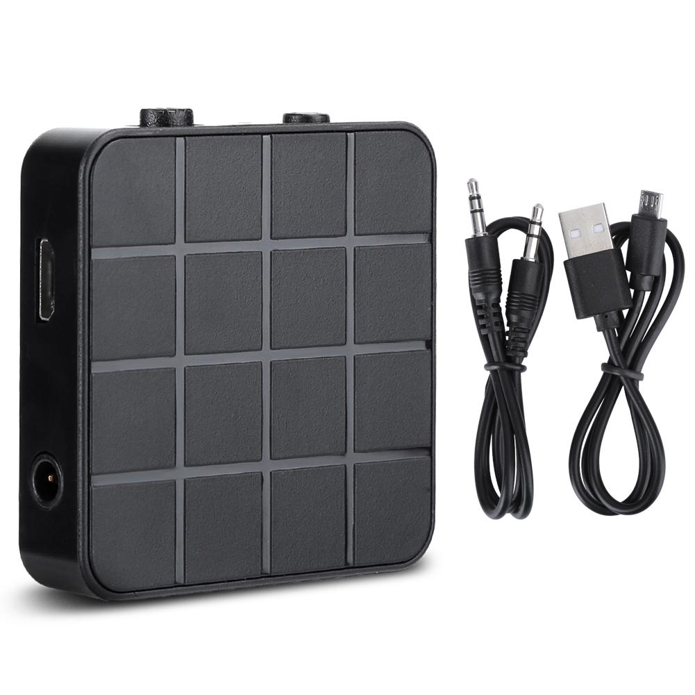 Wireless Audio Adapter Transmitter Receiver 2‑in‑1 for Bluetooth 5.0 TV Computer Aux 3.5mm