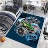 Multiple Style Big-footed Monster Truck Print Carpet for Living Room Bedroom Bedside Bathroom Floor Mat Home Area Rug Room Decor