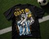 Le T-shirt Chèvre Messi: T-shirt Graphique 100% Coton