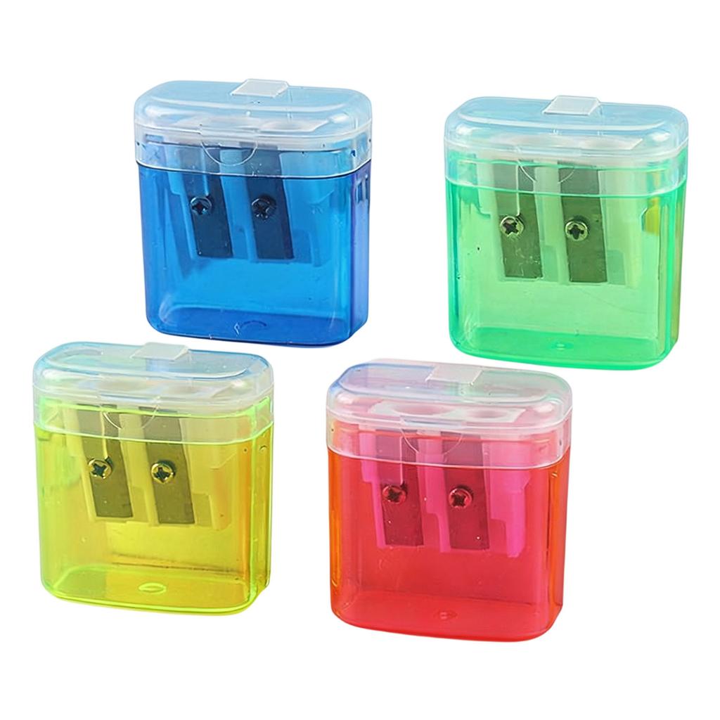 Two-Hole Pencil Sharpener for Elementary Students, School Pencil Sharpening Tool for Kids