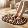 Wooden Foot Standing Use Acupressure Pressure Pad Textured Textile Wellness Aid