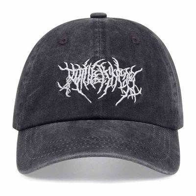 Vintage Washed Punk Hip-hop Baseball Cap Embroidered Dad Hat Vintage Classic Style