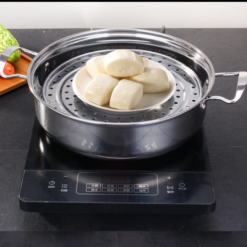 Stainless Steel Steamer Plate, Steamer Stand for Pots and Eggs, Multifunctional Rice Cooker Rack, Heat-Resistant and Insulated, Convenient Cooking Rac