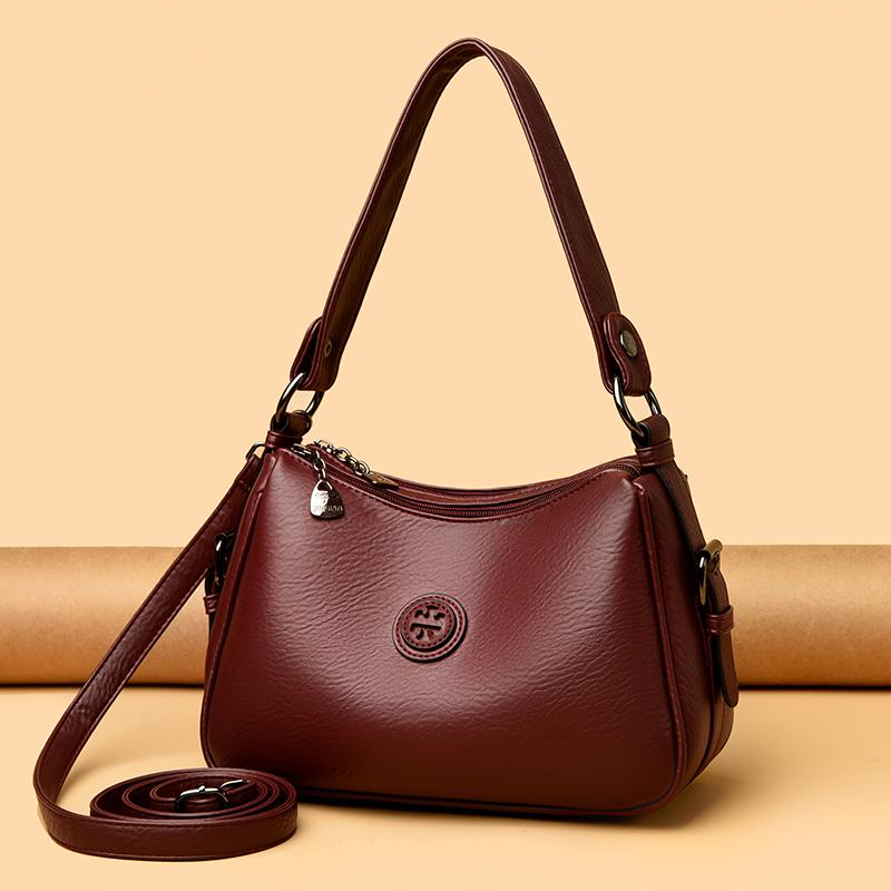 Fashionable Womens Shoulder Bag Women Moon Shape Crossbody Bag Detachable Wide Strap ForIdeal for Daily Outing Shopping Date Casual Wear