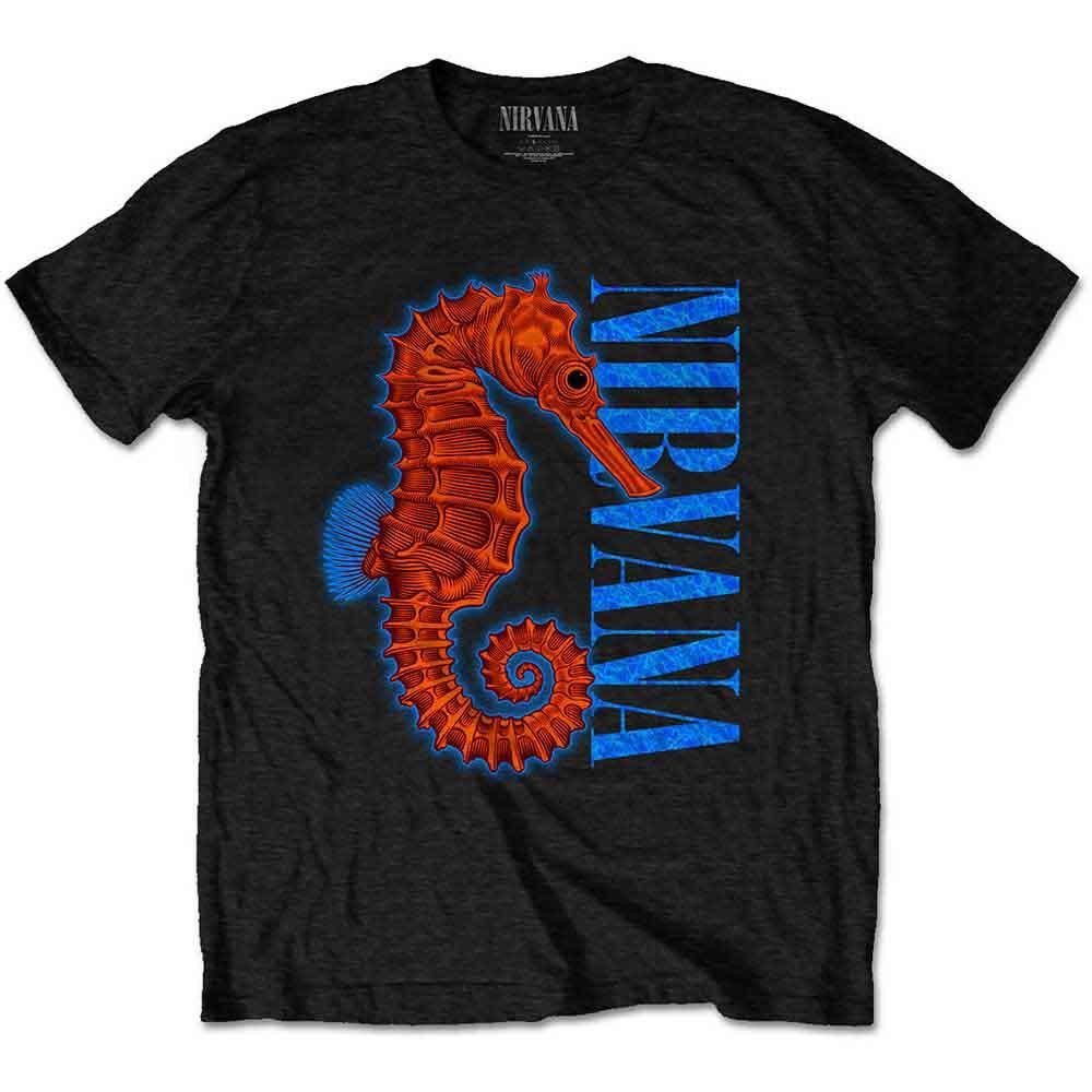 26 Nirvana Seahorse Authorized Men s T-Shirt- Unisex T-Shirt M