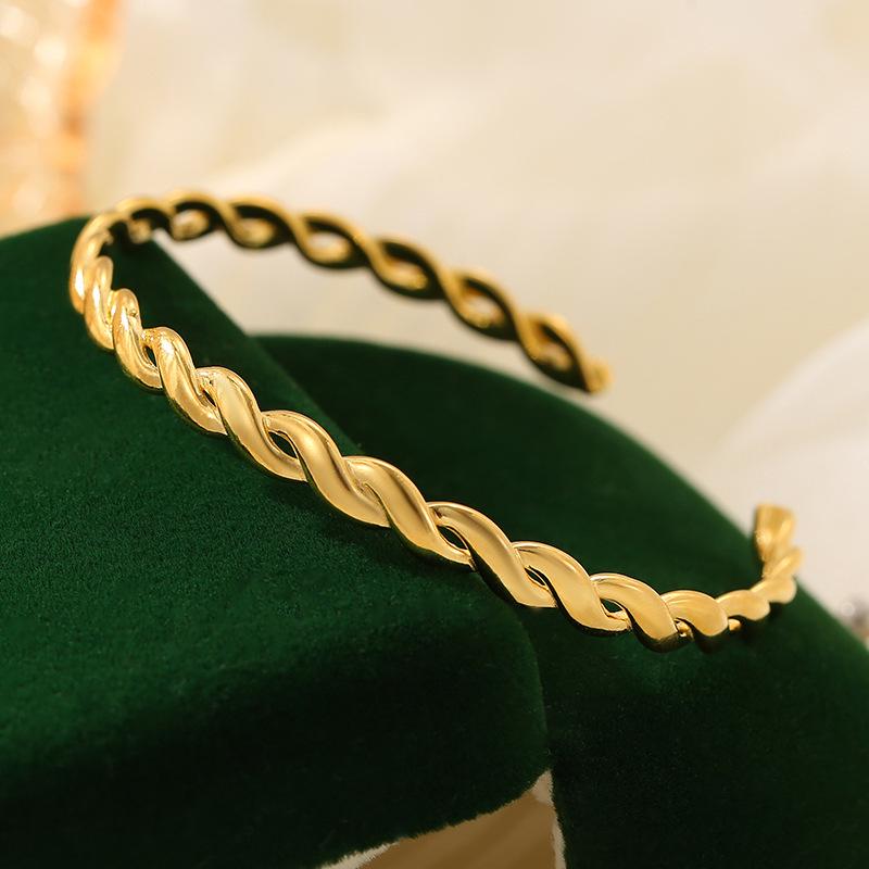 

Серебряный браслет-манжета Banyan Tree 925 пробы, переплетенный, женский, открытый - Нишевый дизайн, витое кольцо 925 Silver