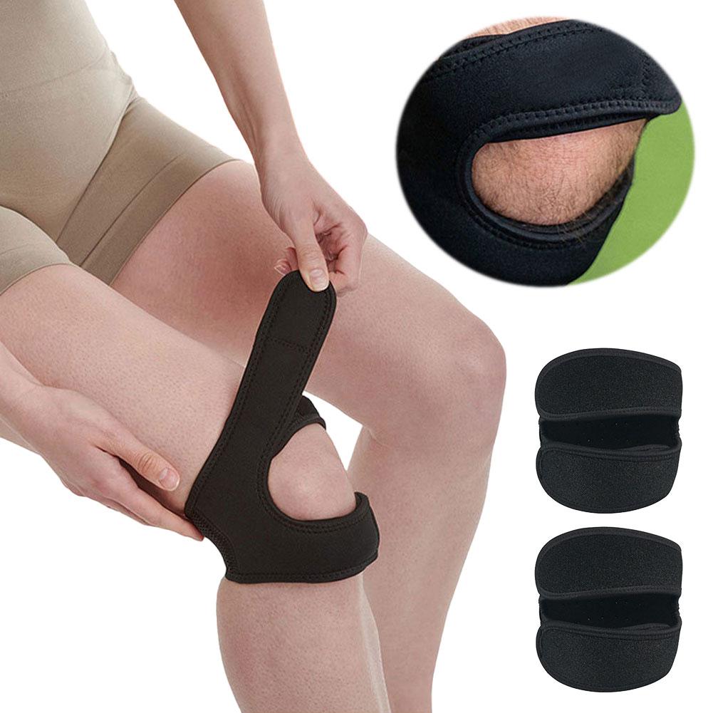2 Pack Patella Knee Brace Open Patella Support Patella Knee Support Strap for Injuries Running Sports and Workouts