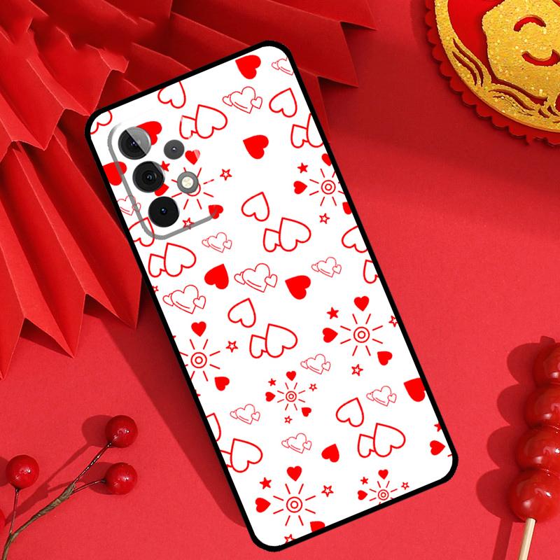 Heart Cartoon Girls Case For Samsung Galaxy M34 M54 M32 M52 M15 M11 M12 M13 M14 M06 M16 M36 M56 M31 M53 M35 M55