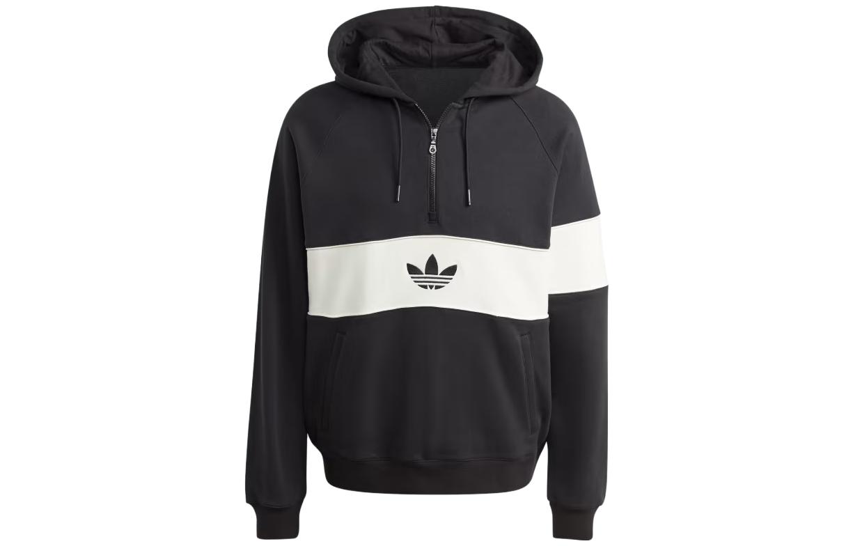 Adidas Originals HACK NY CUTLINE Sweatshirts Men s Black Hooded Moderate Regular IP9488 M