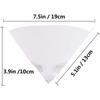 200Pcs Car Paint Spray Mesh Paper Filter Purifying Straining Funnel Disposable Paint Filter Conical Nylon Micron Paper Funnels