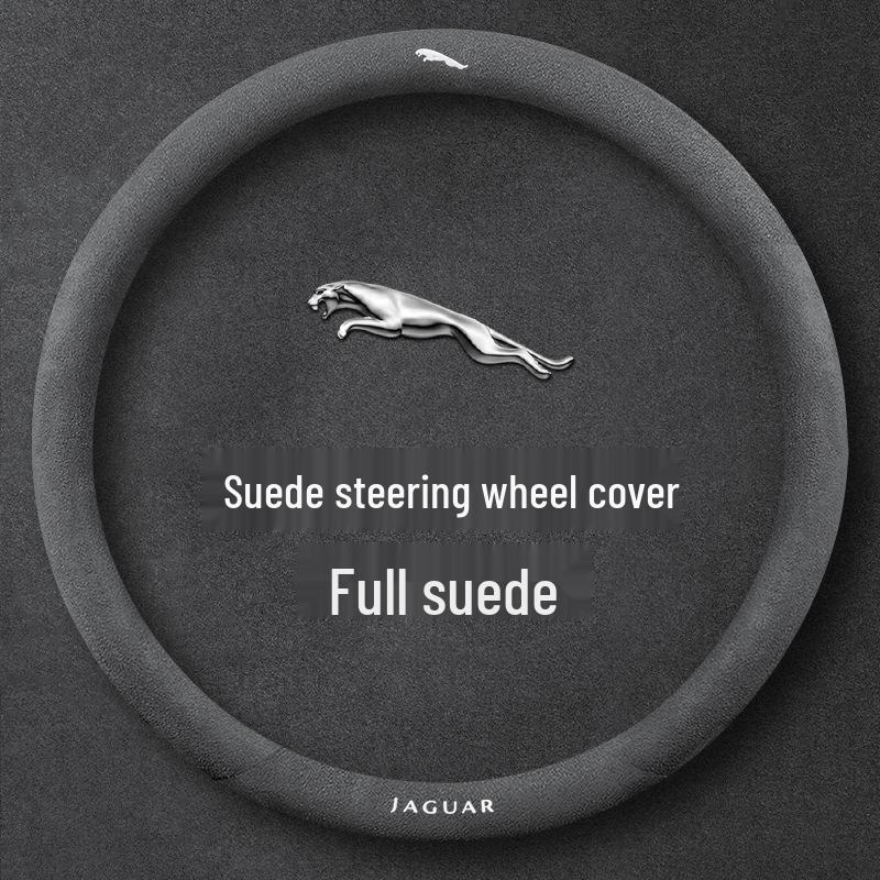

Чехол на руль Jaguar для XEL, XJ, F-PACE, XFL, E-PACE, XE, XF - Замша, Всесезонный. Standard