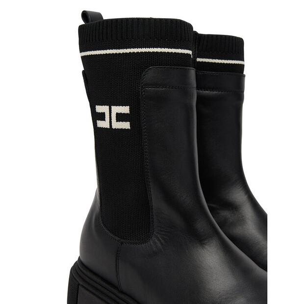 Ботинки челси Elisabetta Franchi F4-A5E-0424-1316930 D Черный