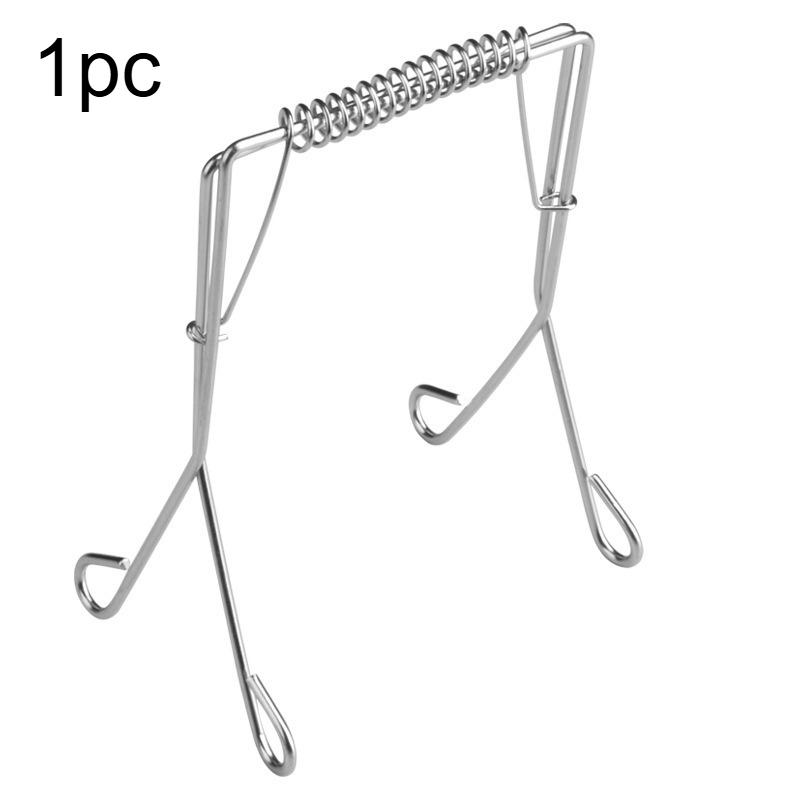 

1/10pcs 304 Stainless Steel Leafy Vegetable Clamp - Heavy-Duty Reusable Multi-Grip Cooking with Serrated-Like Edges for Frying