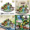 Animal Park Building Blocks Set With Abs Plastic Micro Particles For Creative Kids Playroom