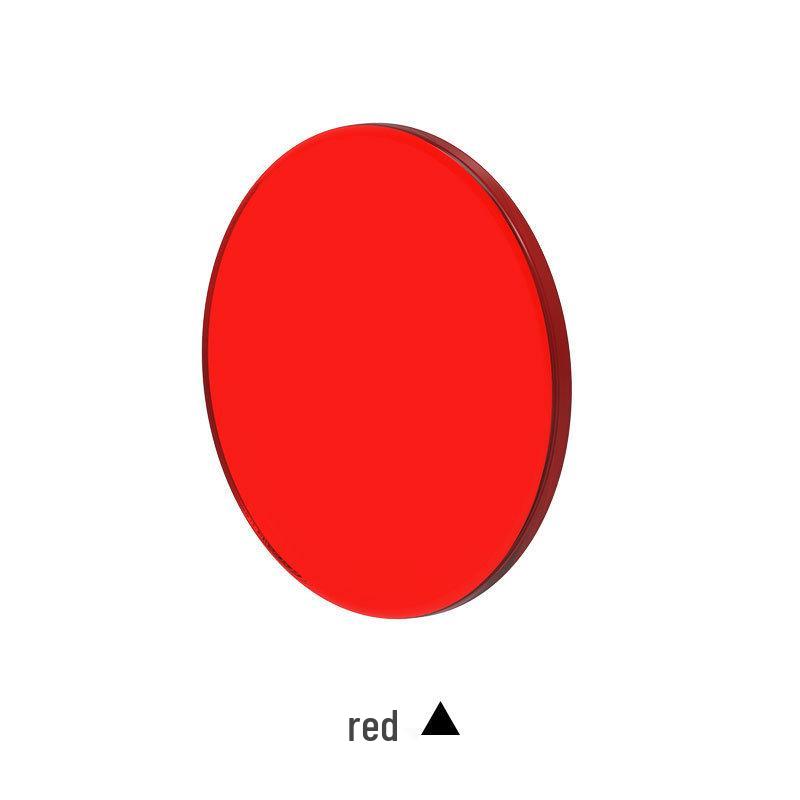 Thickened 25mm Transparent Solid Color Round Chips: 10 Colors for Early Education and Montessori Math Counting Aids