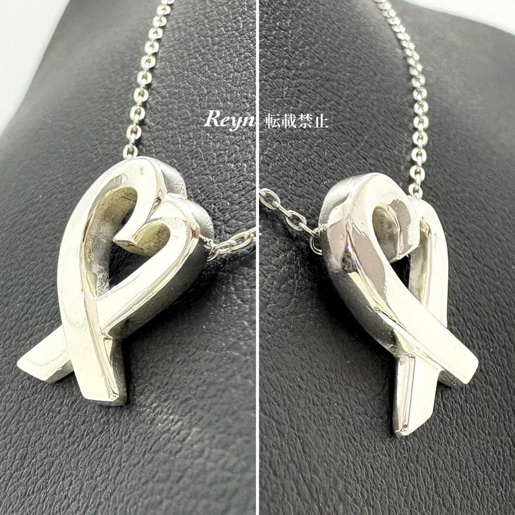Used [New Polished] Tiffany & Co. Tiffany Silver 925 Paloma Picasso Loving Heart Necklace