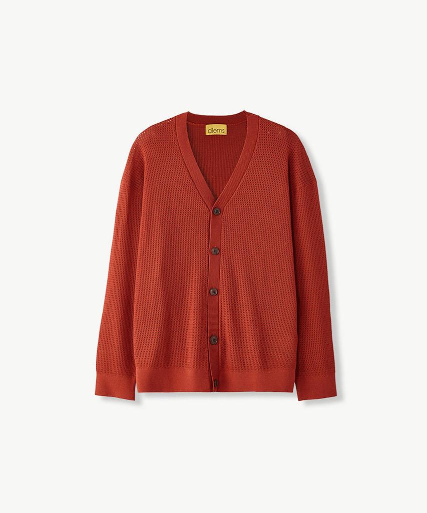 Stco Diems Cool Punching Cardigan Orange (Semi-Oversized Fit)_Dkgvb62Cso