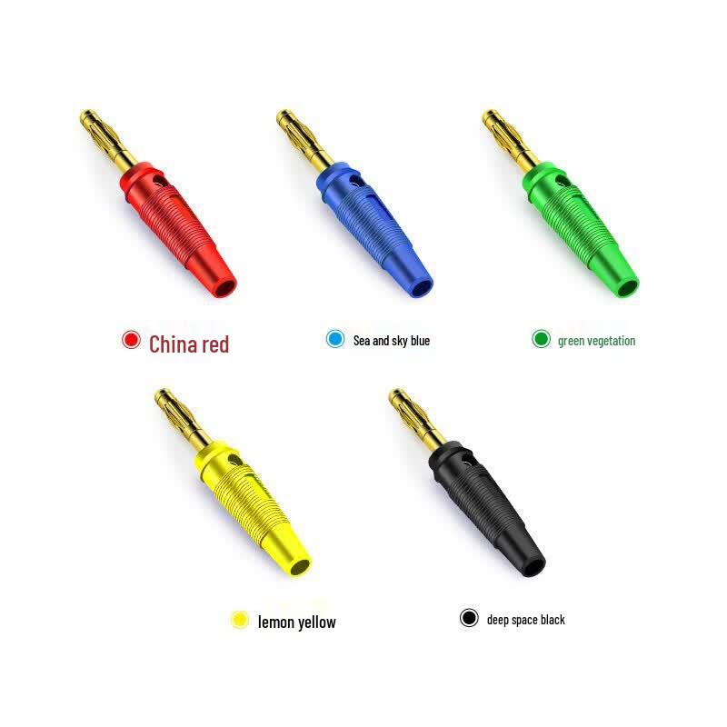 HUIJUN 4MM Gold-Plated Banana Plug