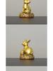 Complete Set of Brass and Copper Chinese Zodiac Ornaments: Rat, Ox, Tiger, Rabbit, Dragon, Snake, Horse, Sheep, Monkey, Rooster, Dog, Pig.