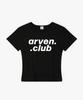 Aleubenkeulleob Dot Wordmark Women'S Slim Fit Short Sleeve T-Shirt
