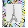 8x10 Picture Frame Tie Dye Rainbow Swirl Photo Frame for Wall and Tabletop Display Wooden Photo Picture Frame Home Decor