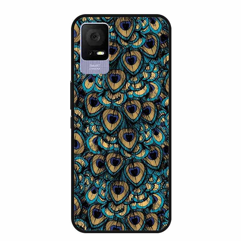 For TCL Ion V Case IonX Painted Cat Soft TPU Black Silicone Phone Cases for TCL Ion X Cover Fundas IonV Coques for TCLIonX Bags