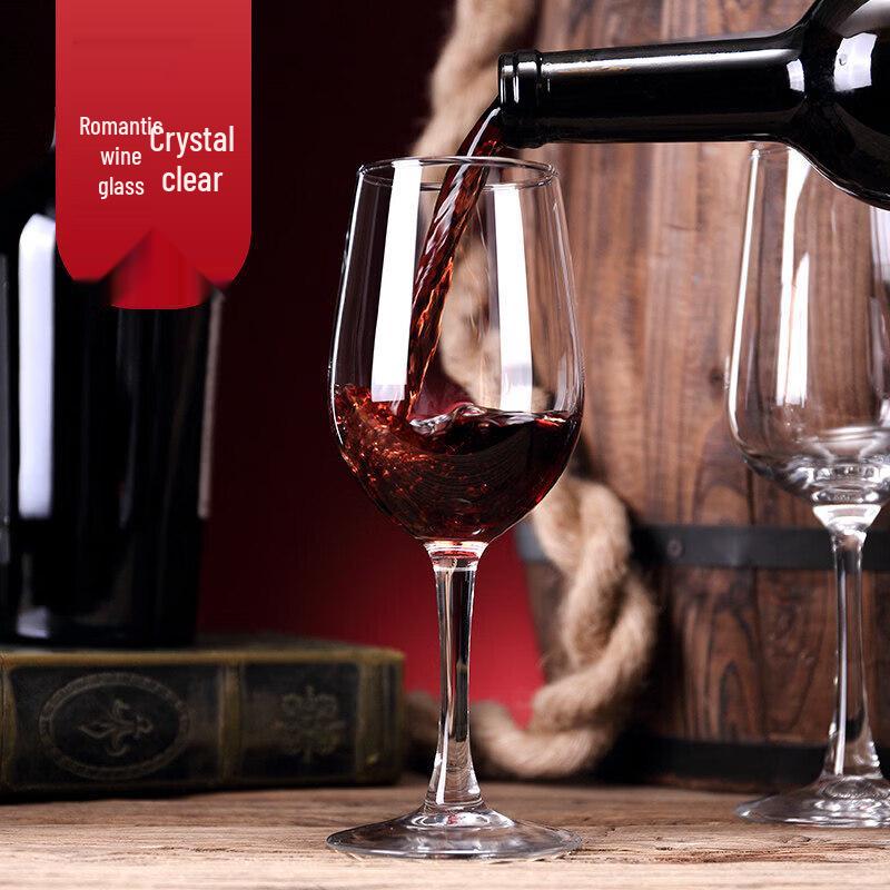 Set di Calici da Vino Rosso Europei a Gambo Alto con Caraffa