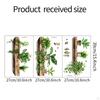 Green Plant Wall Stickers,Removable,Home Decor,Self Paste Realistic Peel and Sticky Decal for