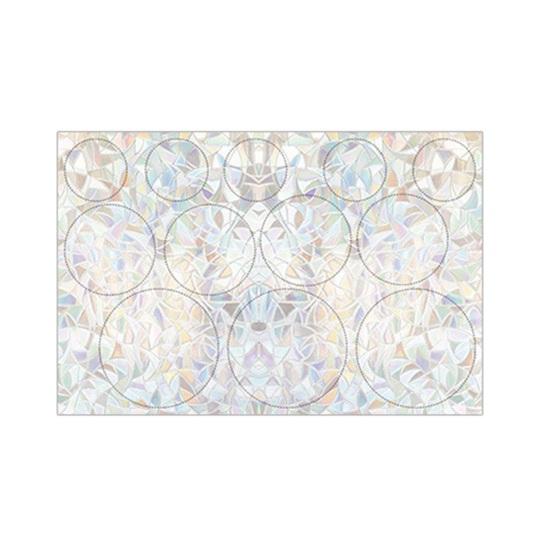 Prism Window Decals to Prevent Bird Strikes Anti-Collision Static PVC Stickers Reusable Rainbow Suncatcher Cling for Glass Windows C