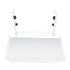 Under Desk   Clamp On Storage Shelf Basket Cable Management Tray for Wire Router Power Strip