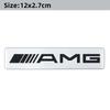 3D Aluminium Car Logo Sticker Decals Auto Decoration Accessories For Mercedes Benz AMG W204 W205 W203 W211 W212 W213 W201 W210