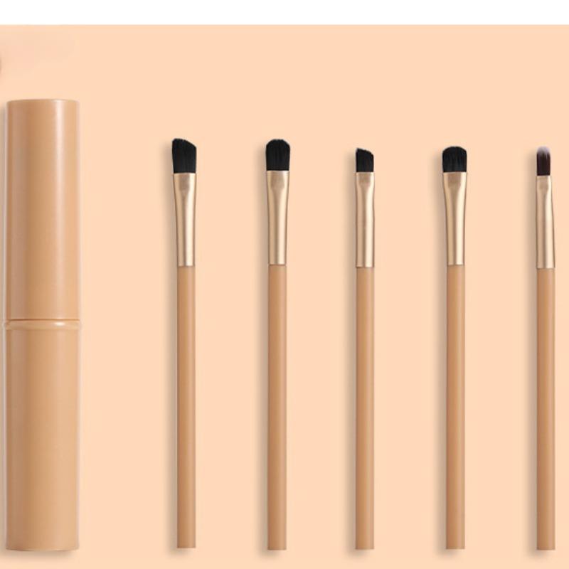 

1Pc Beauty tool barrel makeup brush soft hair storage bucket set portable beauty multifunction brush