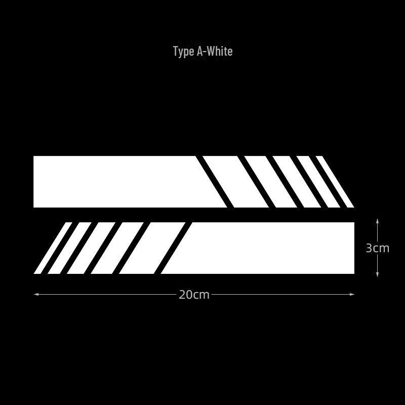 Popular Car Rearview Mirror Decorative Arrow Stickers - Reflector Scratch Cover Decals
