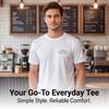 Versatile Crew Neck Short Sleeve T-Shirt for Men, Summer Casual Printed Top