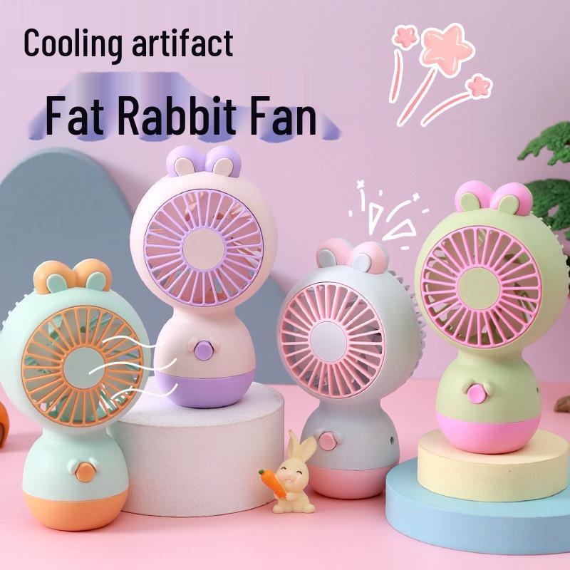 Rechargeable Mini USB Handheld Desktop Fan: Small, Portable Electric Fan