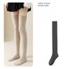 Thick Plush Pairs 2 Solid Lined Thigh High Stockings Warm Slim Fit Over The Knee Socks For Fall Winter Womens Stockings Hosiery
