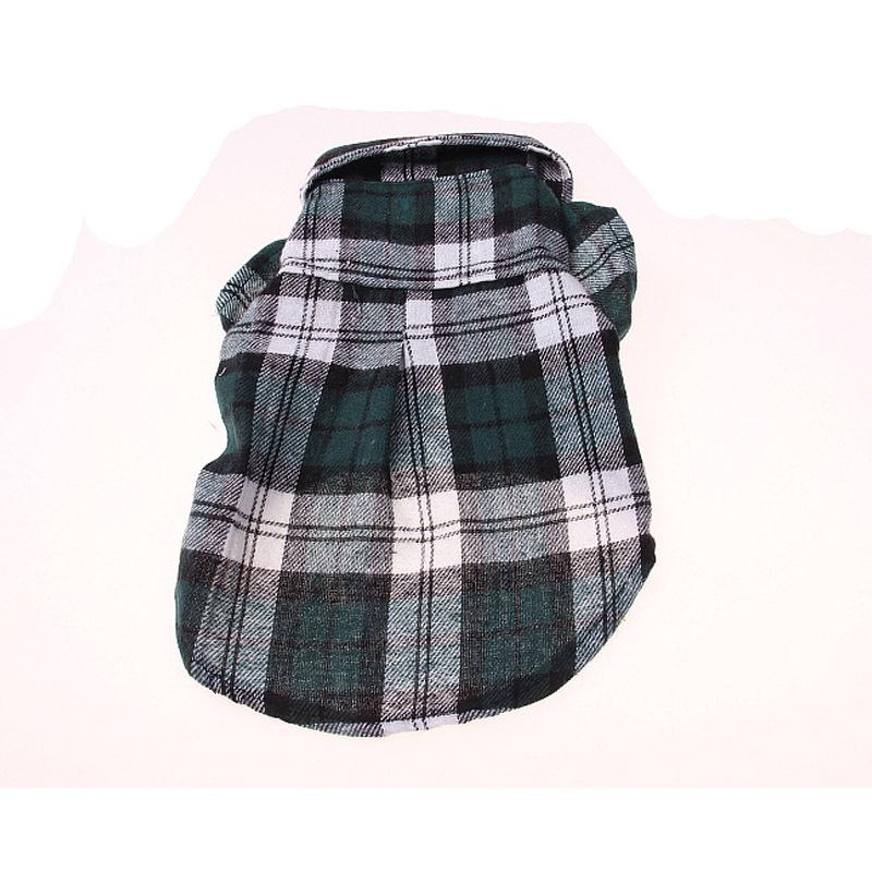 

Plaid Dog Wedding Outfit - Shirt and Dress for Small to Medium Breeds S