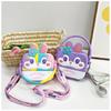 Adorable Rainbow Cartoon Silicone Kids Backpack With 3d Rabbit Smile And Stylish Design