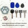 Personalized Cat Paw Keychain: Cute Women's Access Card Holder & Key Cover for Home and Vehicle