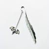 1 Pcs Creative Feather Deer Head Bat Metal Luminous Bookmarks School Kawaii Stationery Gift Escolar Label Supplies