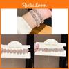 Jewelry Heart Shape Zircon Double Layer Adjustable Bracelet For Women
