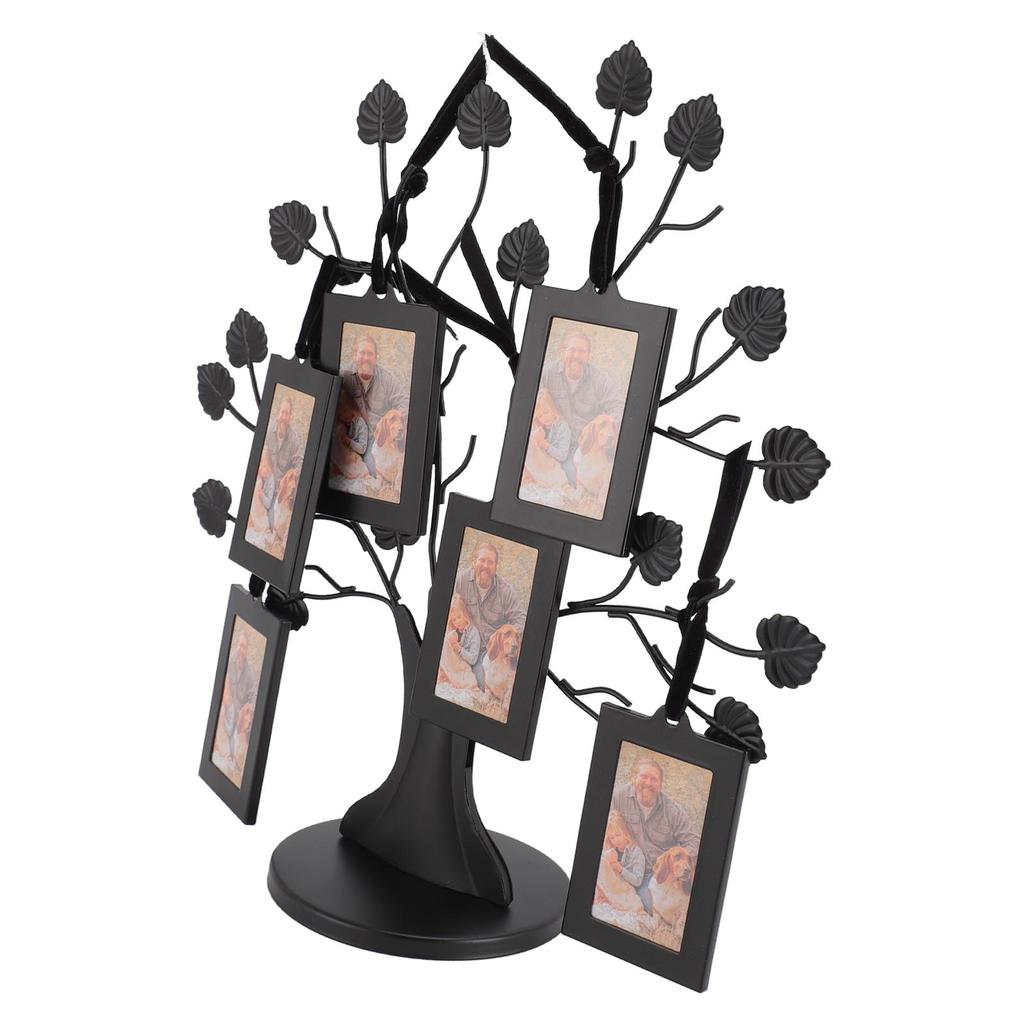 Family Tree Picture Frame Multipurpose Innovative Stylish Family Tree with 6 Hanging Photo Frames