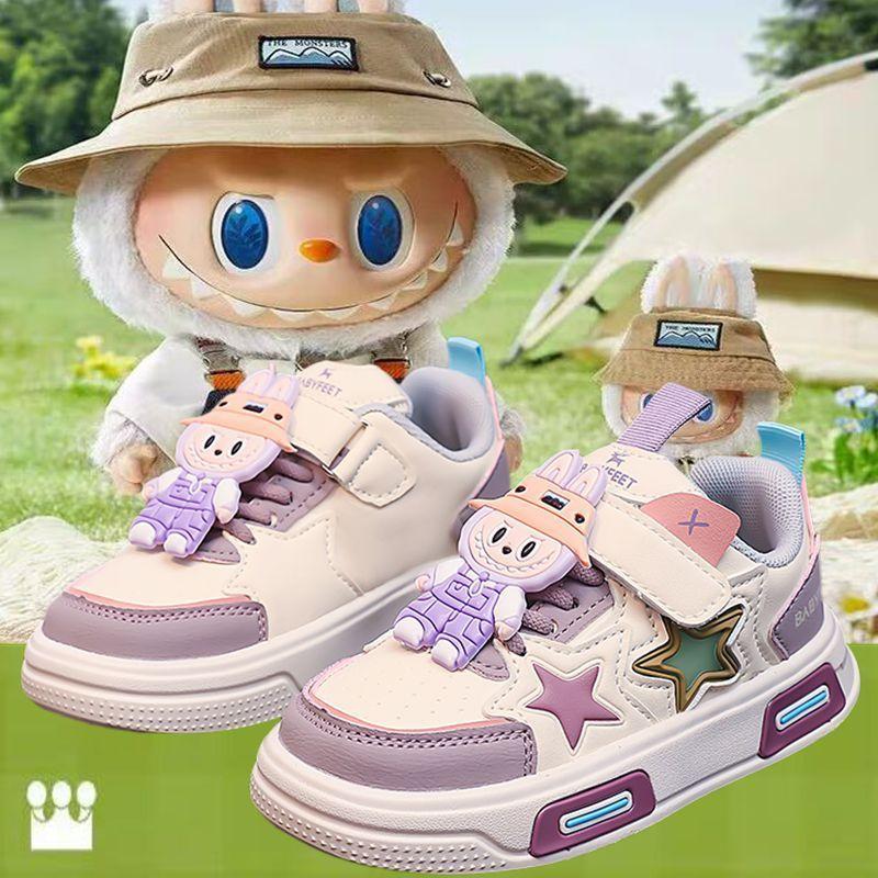 Barns søte sportssko, høst jenters avslappede og moteriktige sneakers